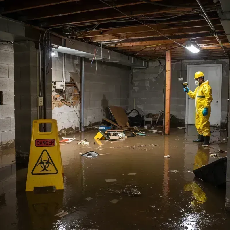 Flooded Basement Electrical Hazard in Hot Sulphur Springs, CO Property